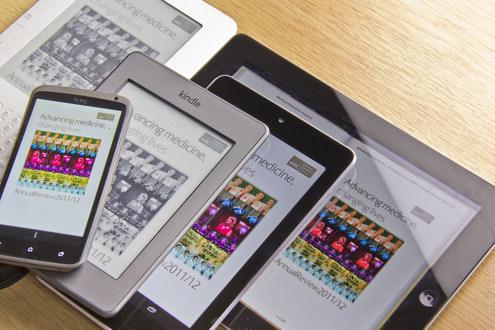 The ebook on multiple devices